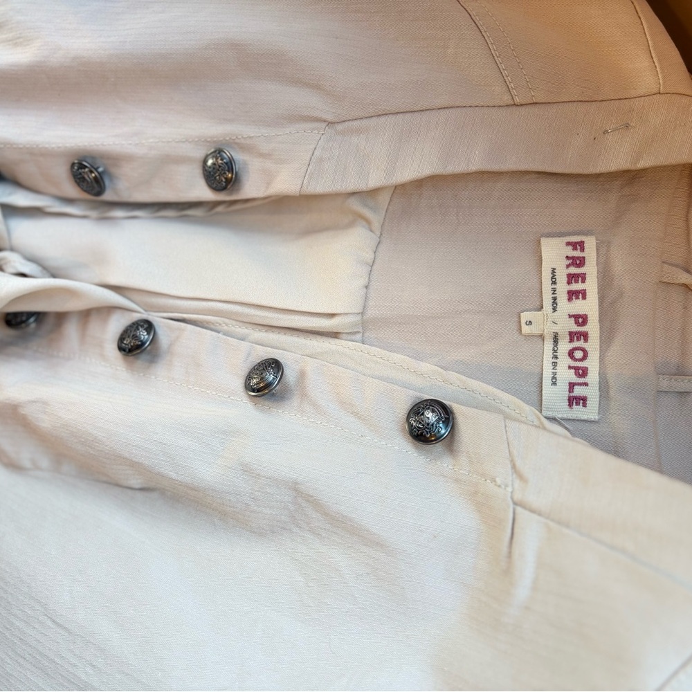 Ruffled Button-Front Draped Romance Jacket - image 8